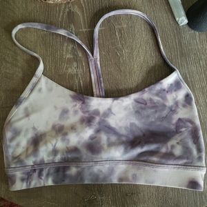 Lululemon Flow Y Diamond Dye pink bliss sz 4
